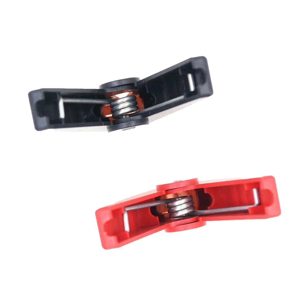 

Wire Connectors Cable Connectors 100A 1200W 12V-24V Alligator Clips Car Battery Jumper Cable Clips Replacement