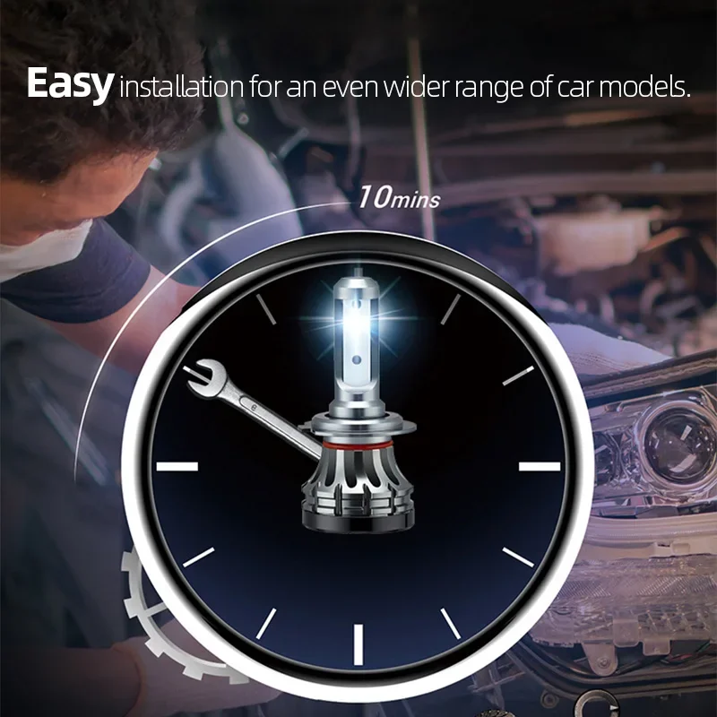 Фото OSRAM LEDriving YLZ HL H7 H4 Светодиодная автомобильная фара H1 H8 H11 H16 HB3 HB4 HIR2 9012 12 В 6000 К Супер яркие белые лампы Авто лампы 2 шт. №3
