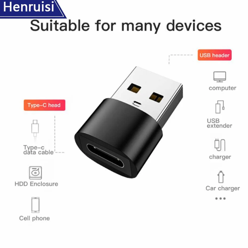 Dual Series OTG USB To Type C Adapter/Type C To USB Connector Charging Data Sync Type-C Converter Portble Mini USB Splitter