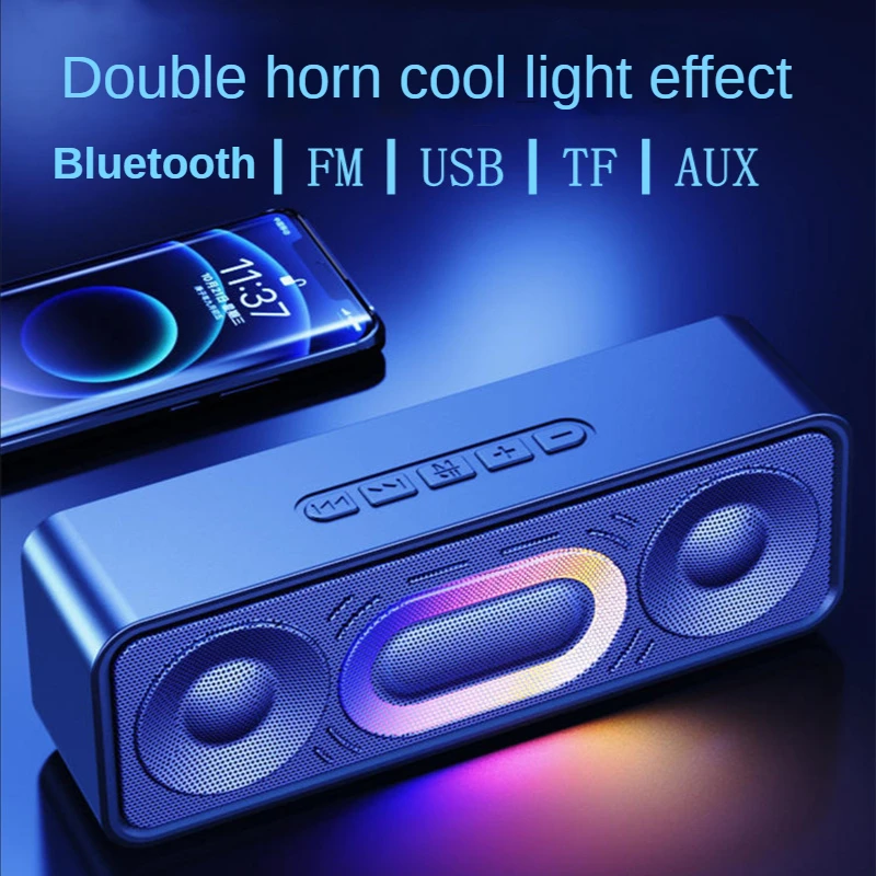 

Беспроводная Bluetooth-Колонка s Surround Mini, настольная, бытовая, уличная, цветная светильник Ная, умная, TWS, стерео, симбиоз