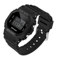 sanda 293 fashion men womens watches 50m waterproof led digital watch for female clock ladies sport wristwatch couple watch