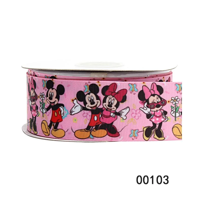 Корсажная лента Disney с принтом Микки и Минни Маус банты для волос сделай сам