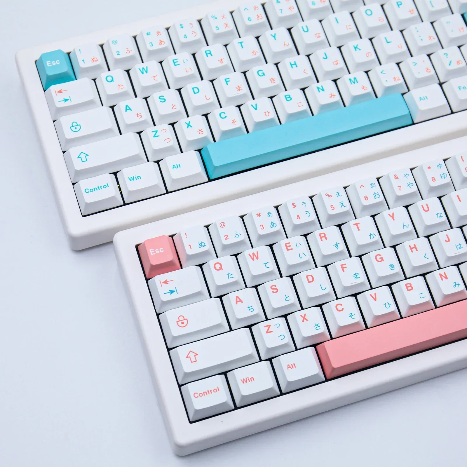 Ice Berry Pink Sky Blue Свежие механические колпачки для клавиш PBT Оригинальные 68/84/75/96/98/100