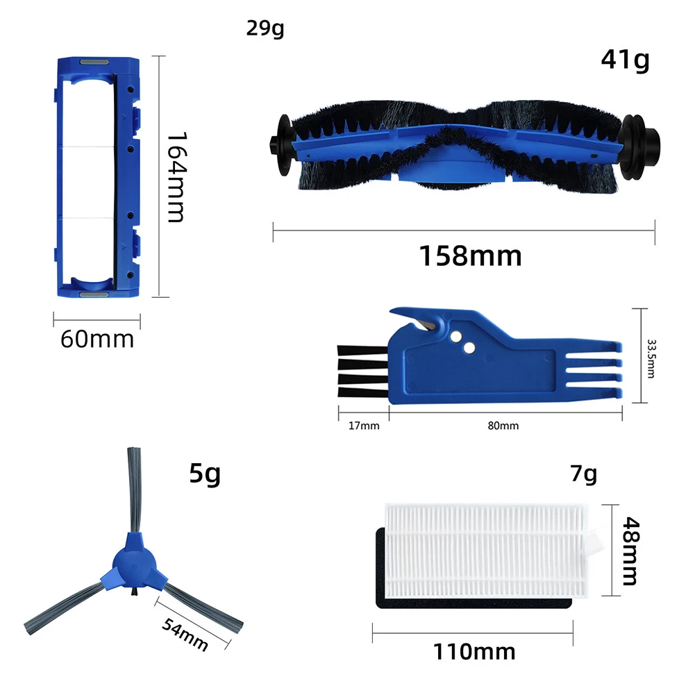 

Filters Brushes Kit For Amarey A800 A900 A980 For Robocist 850 Robot Vacuum Cleaner Access Household Tool Spare Parts Replace