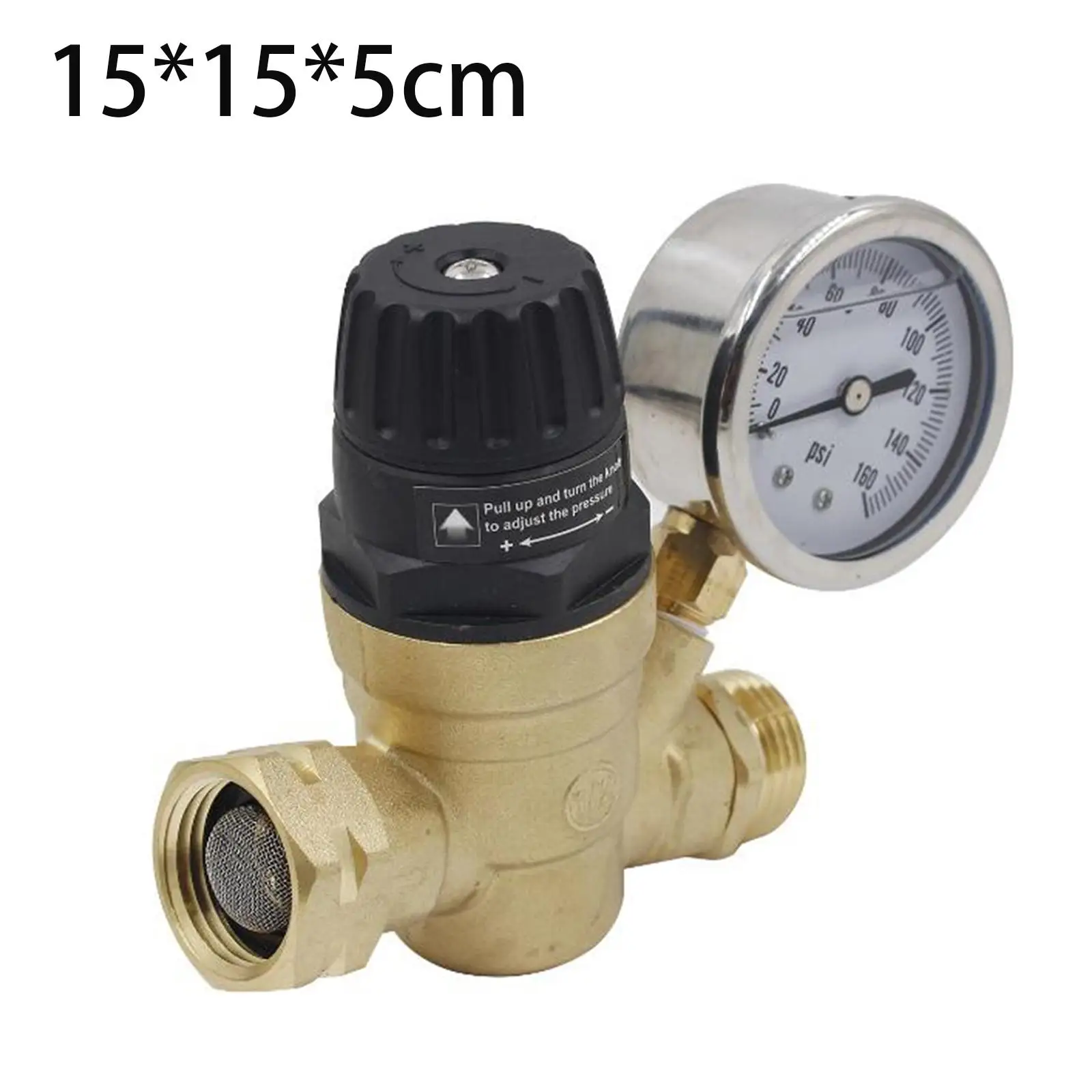 

RV Water Regulator for Camper Upgraded 160 PSI 3/4" RV Water Pressure Regulator Valve for Plumbing Travel Trailer Trucks