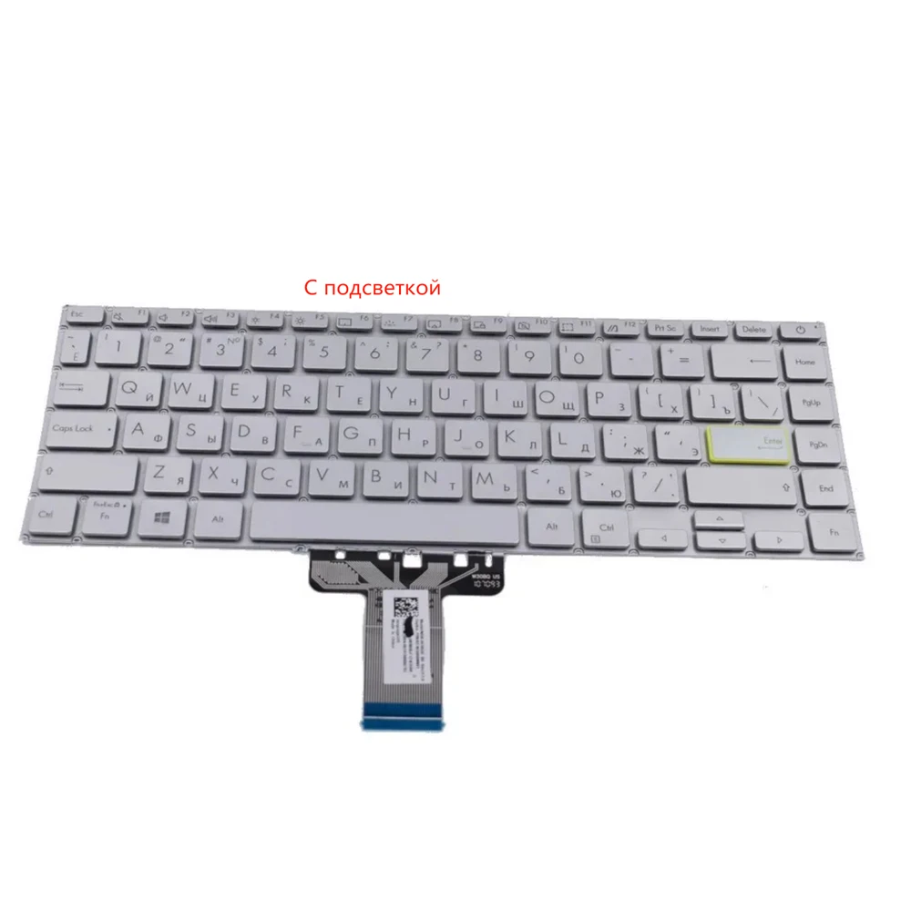 Фото XIN-Russian-US Клавиатура для ноутбука с подсветкой для ASUS V4050 V4050JF V4050EA V4050FA V4050EP V4050JP M4600 M4600I №1