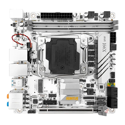 X99 itx материнская плата, LGA2011-3, mini itx материнская плата для процессоров Xeon E5 V3 V4 серии, DDR4, X99I-SERVER