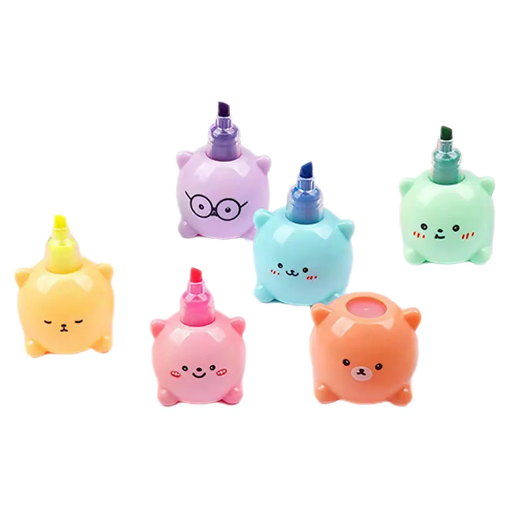 Медведь-маркер книжная ручка студенческий маркер скрапбук штабелируемые