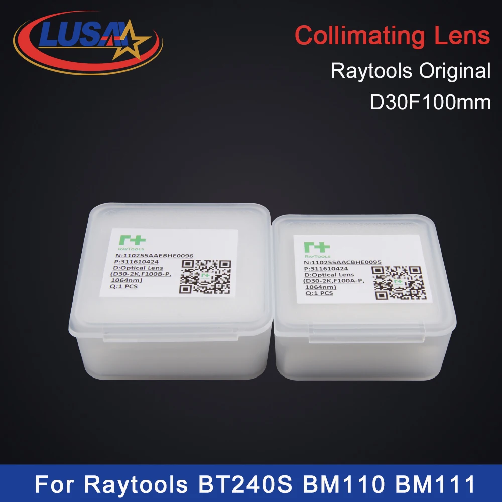 Линза коллиматорная LUSAI Raytools фокусный объектив D30F100 F125mm для волоконно-лазерной