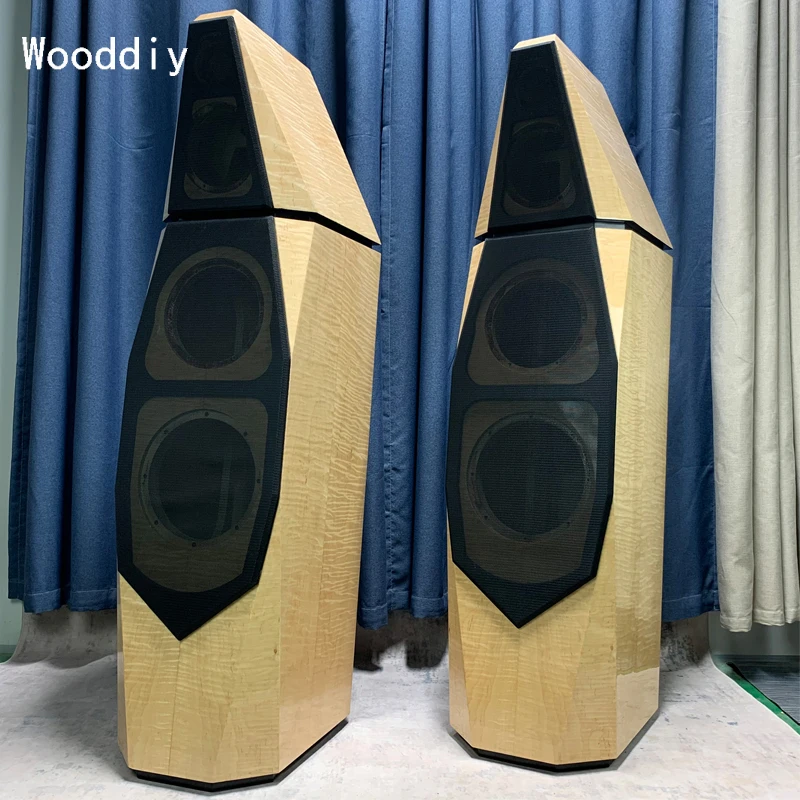 Деревянный самодельный 12-дюймовый одинарный динамик из березовой фанеры пустой