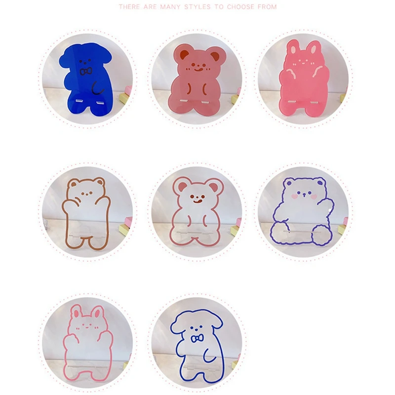 

Симпатичный держатель для планшетов с мультяшным рисунком, Регулируемый мини-держатель для планшетов