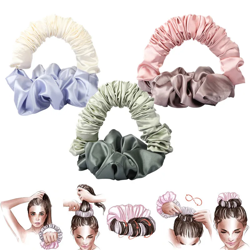 

Lazy Heatless Curling Rod Headband Hair Rollers Wave Formers Wet Wavy Bundles No Heat Curls Hair Styling Tools Curl Bar бигуди