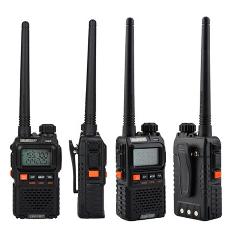 Walkie-Talkies for Adults Long Range 2-Way Radio VHF/UHF Handheld-Radio BF-UV-3R Drop Shipping