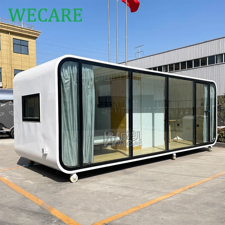 WECARE Custom Tiny House Сборные домики Мобильный дом-контейнер с кухней и ванной комнатой