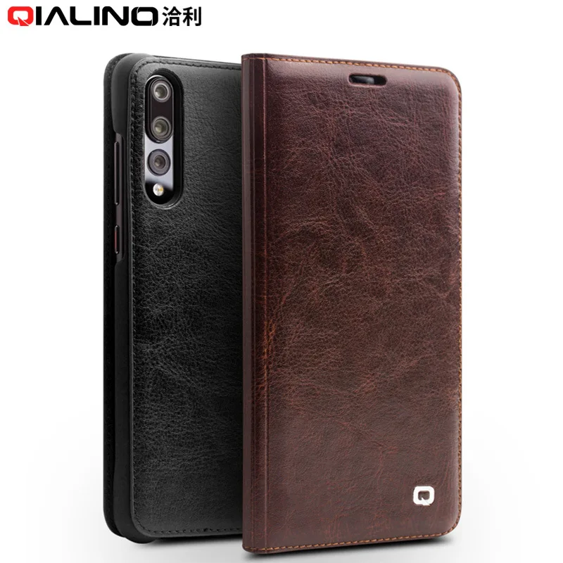 

Contact the applicable huawei P20pro following from leather holster P20 mobile phone sets of light cover business protection