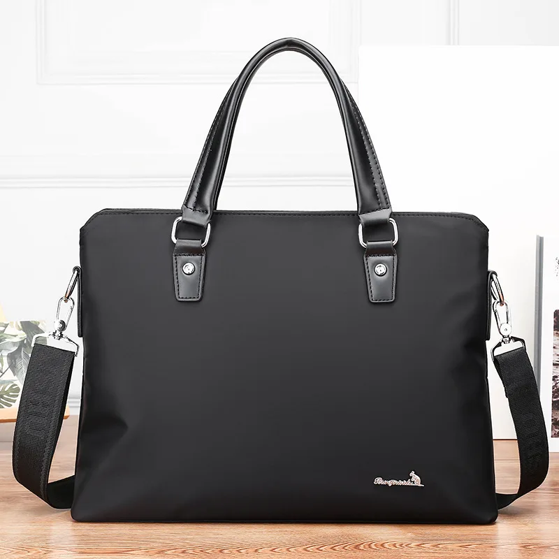 Brand Men's Handbag Laptop Bag Portable Briefcase Business Men's Messenger Bag Office Bag Waterproof Travel Work Shoulder Bag