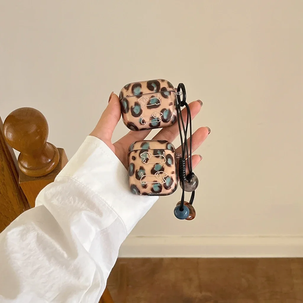 Сине-коричневый чехол для наушников AirPods 1/2/3/4 Pro 2