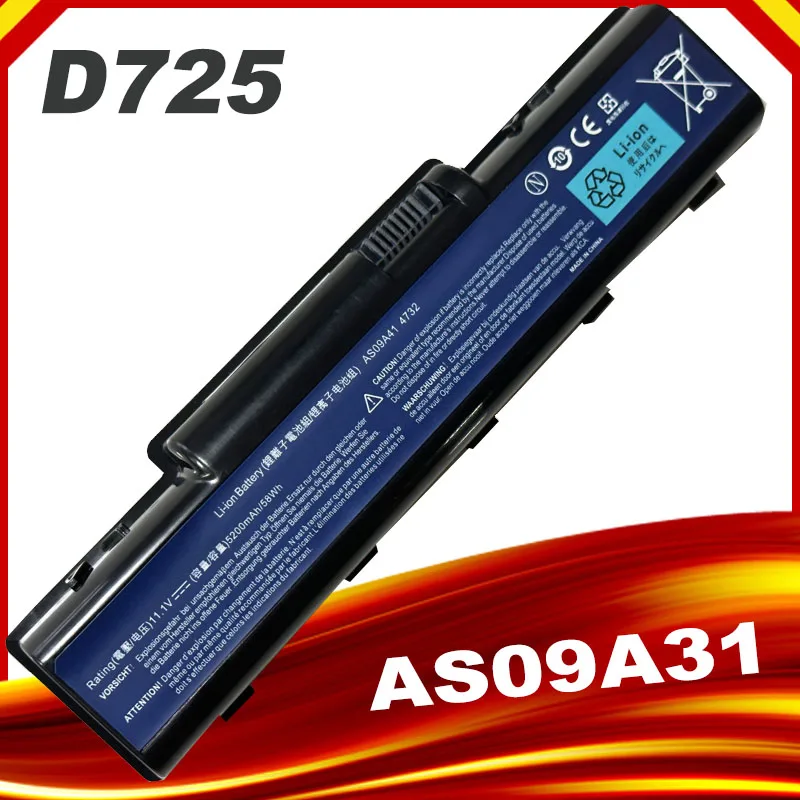 Аккумулятор для ноутбука ACER AS09A31 AS09A41 AS09A51 AS09A61 AS09A71 AS09A73 AS09A75 AS09A90 AS09A56 5732 4732 5516 5517