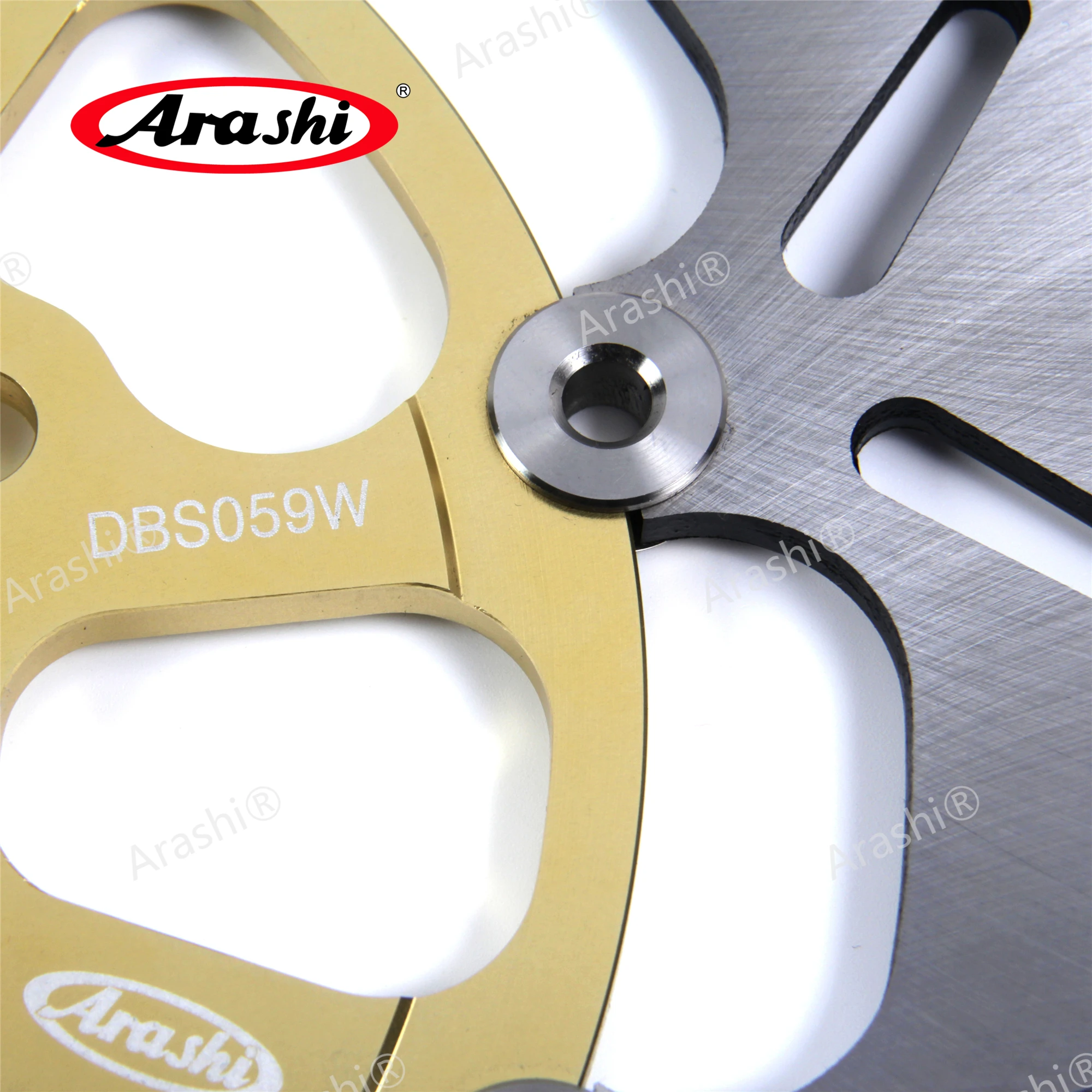 Фото ARASHI ZX6R NINJA ABS 2013-2021 Плавающий передний тормозной диск с ЧПУ, роторы для KAWASAKI ZX-6R 2014 2015 2016 2017 2018 2019 №1