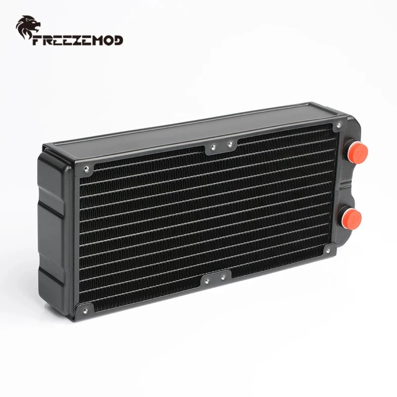 Алюминиевый радиатор FREEZEMOD 240 мм двухслойный для водяного охлаждения компьютера