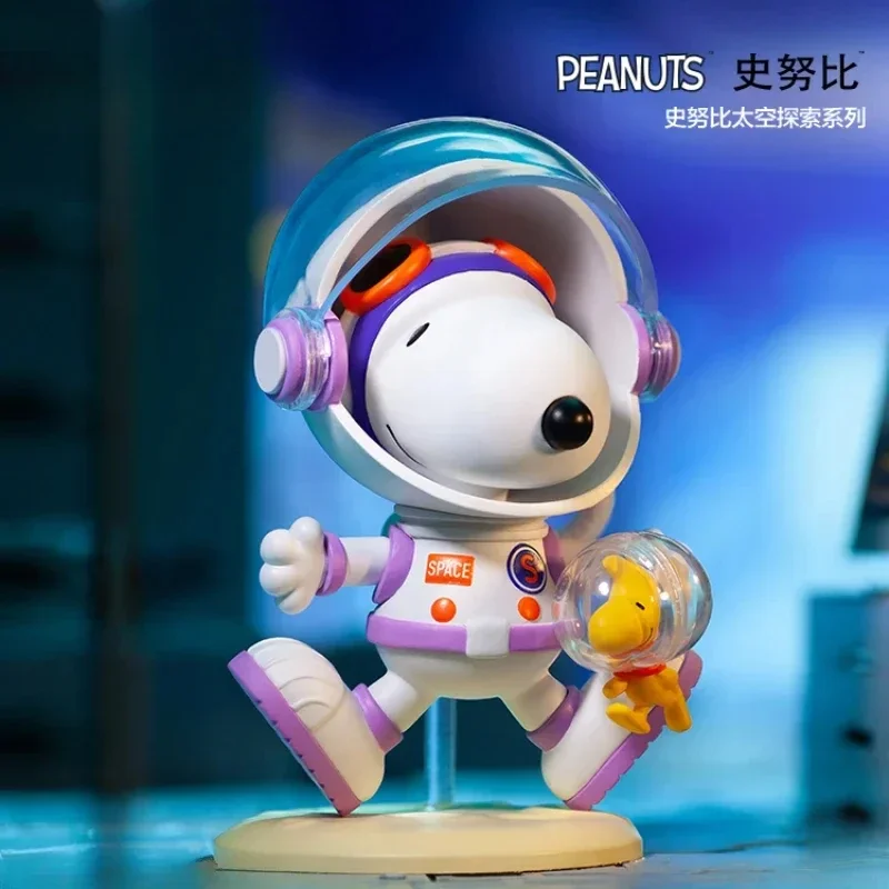 

Pop Snoopy Space Space Series Blind Box Ma Toys Animation Figure Rt Model Action Figures Mystery Box Adviento Gift