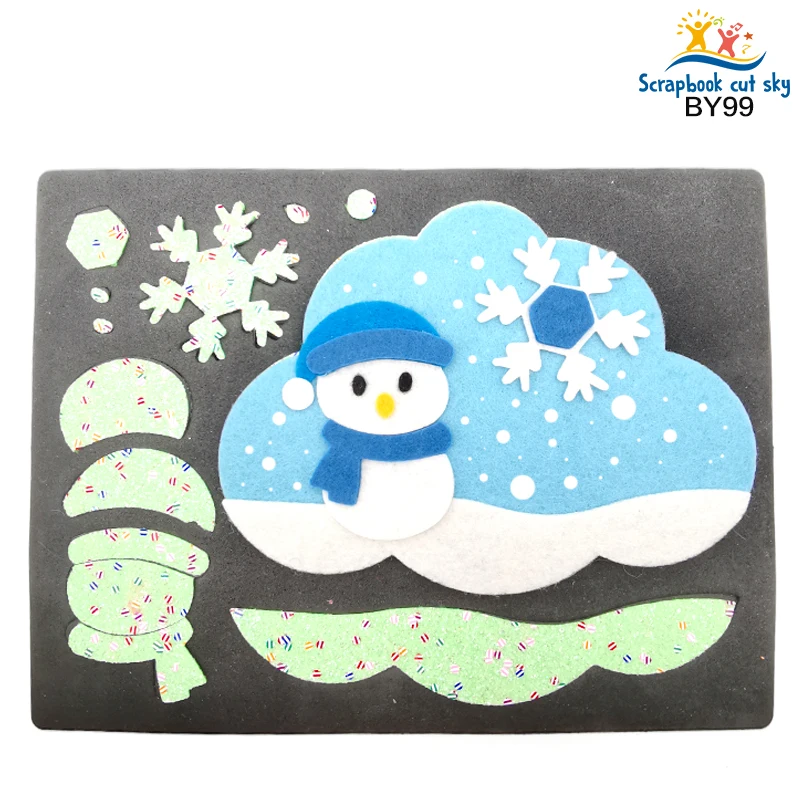 

Little Snowman DIY BY99 Muyu Wooden Mold Scrapbook Cutting Dies Suitable For Market General Machines
