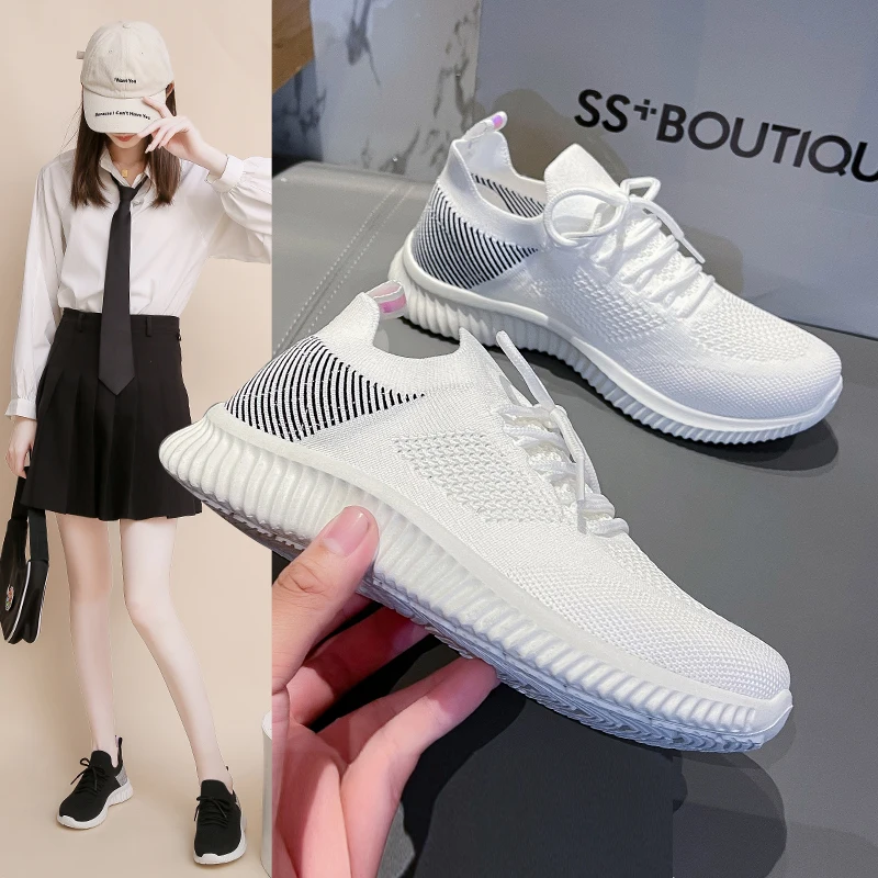 

Women's Running Shoes Walking Mesh Flat Shoes Tenis Outdoor Comfortable Athletic Footwear Jogging Laides Sport Shoes Lightweight