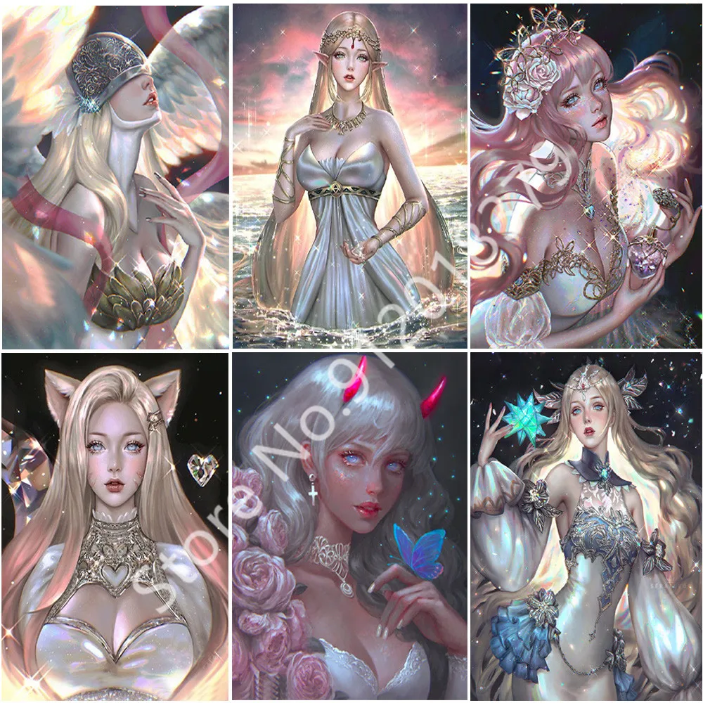 

Disney 5D DIY Fantasy Princess Diamond Painting Artist Painting Cartoon New Cross Stitch Set Inlaid Diamond Painting
