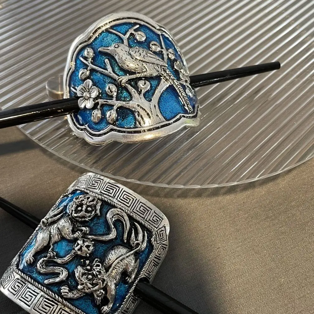 Эмалированная заколка для волос в этническом стиле ретро новая китайском