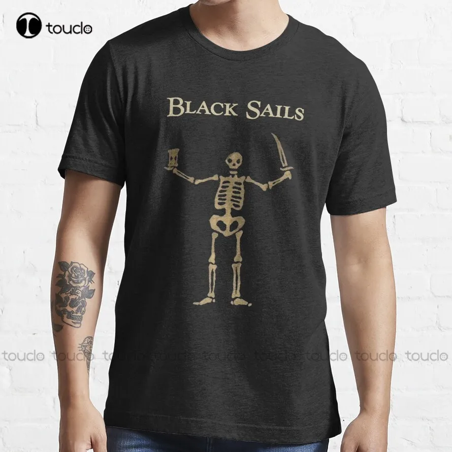 

Черная трендовая футболка Sails, черная футболка, платье, женская забавная уличная одежда в стиле Харадзюку С мультяшным цифровым принтом