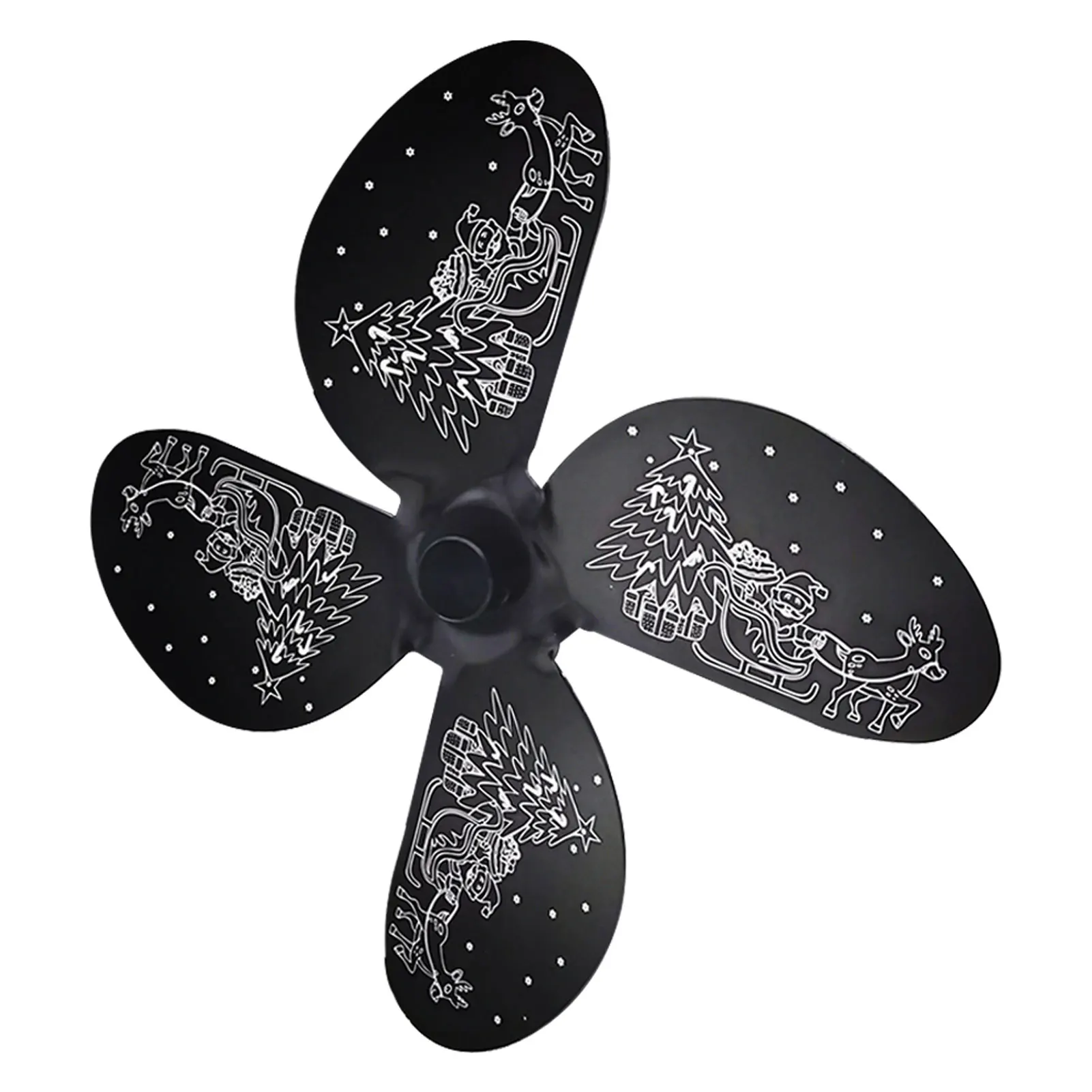 

Вентилятор для камина Blade из алюминиевого сплава, теплая Рождественская Бесшумная кухонная фурнитура для гостиной с низким уровнем шума, пр...