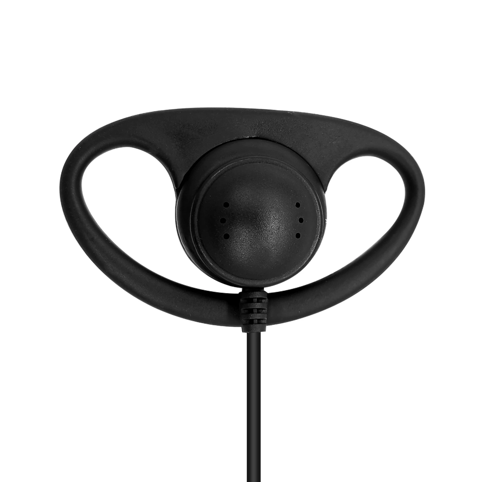D Shape Loop Ring Earpiece Surveillance Ear Piece Walkie Talkie Radio Headset with PTT Microphone for HYTERA HYT BD502 BD502i PD