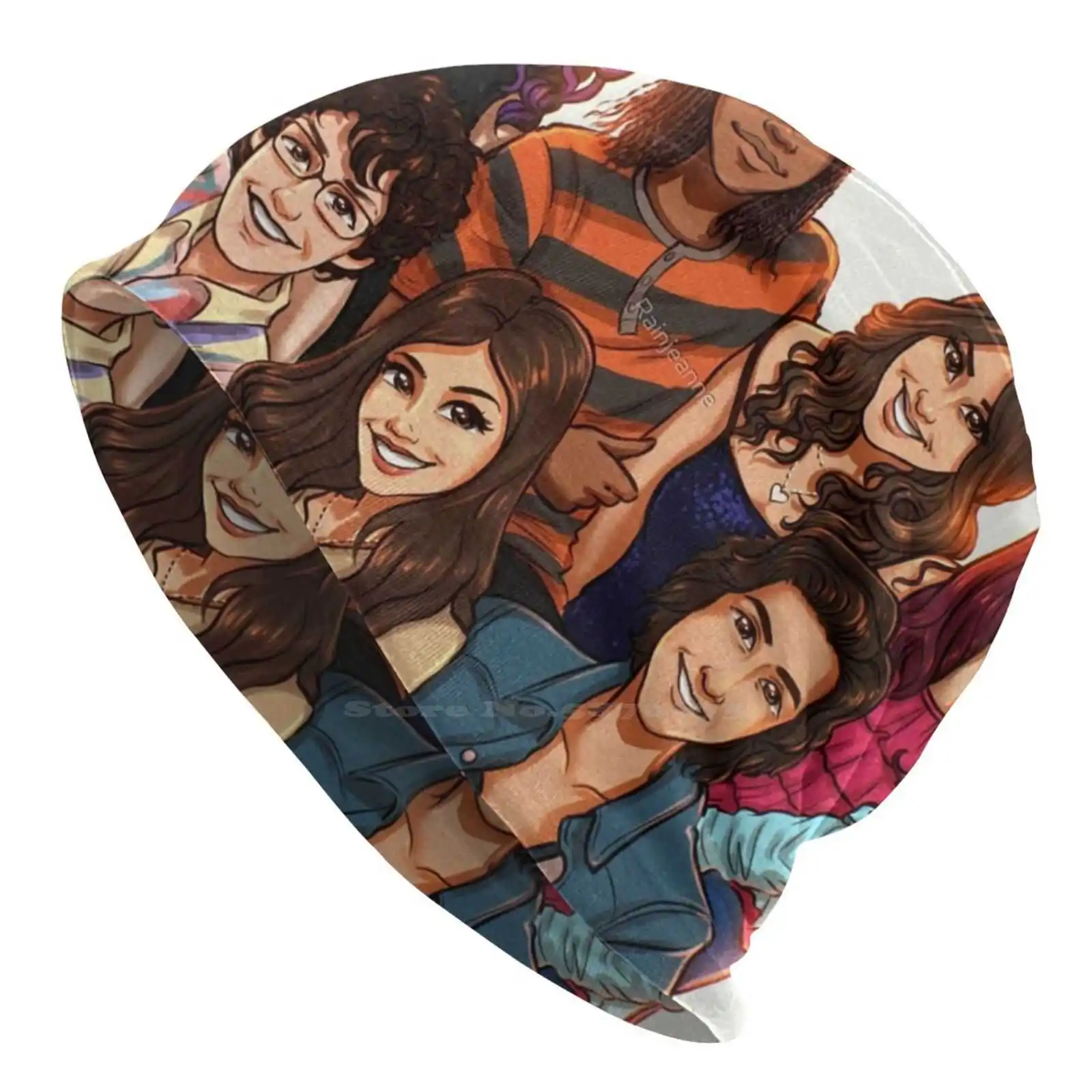 Литой вязаный головной убор теплая шапка уличные шапки для шоу Вега Трина Андре