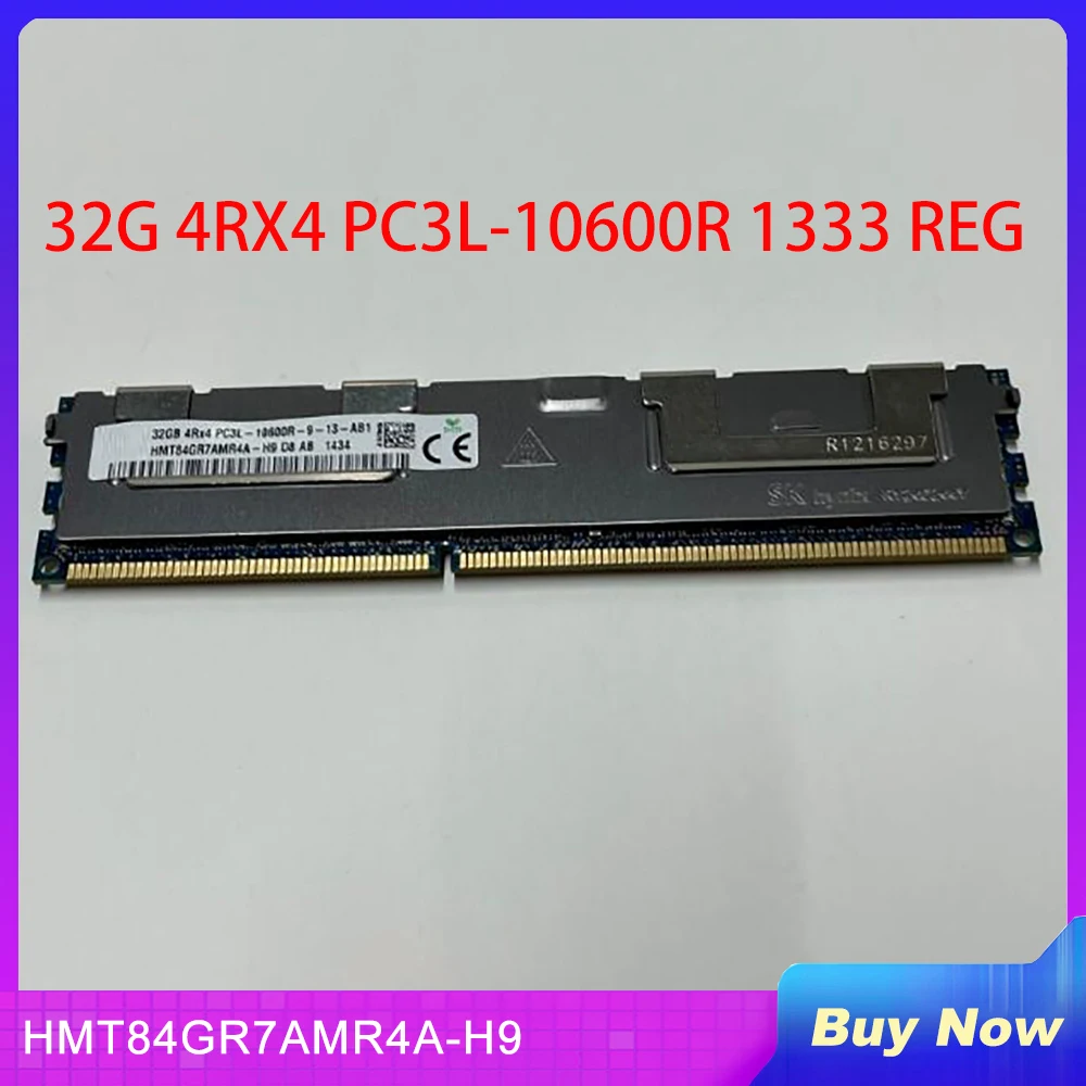 1 шт. 32G 4RX4 PC3L-10600R 1333 REG для серверной памяти SKhynix