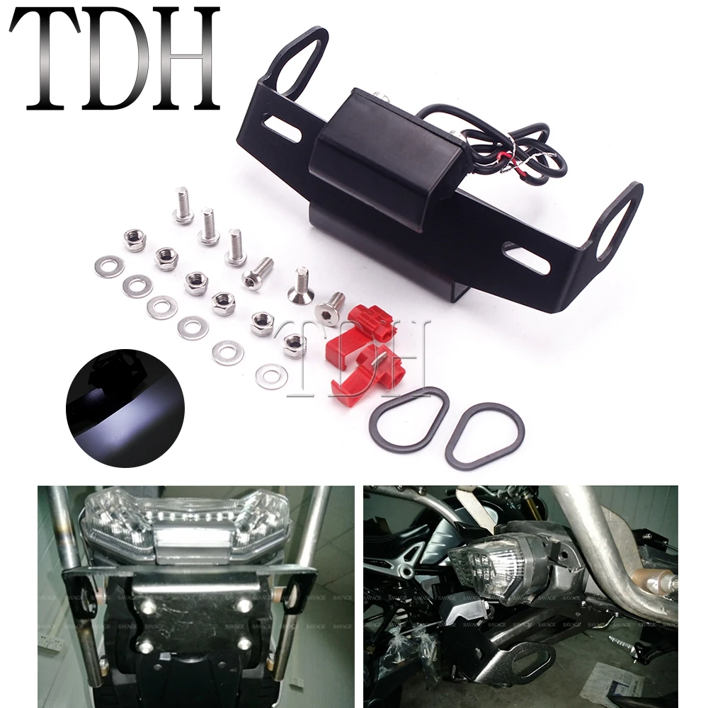 

Motorcycle License Plate Holder Bracket Frame Tail Tidy Fender Eliminator Kit For Yamaha MT-07 MT-09 MT-10 FZ-09 FZ-10 2014-2020