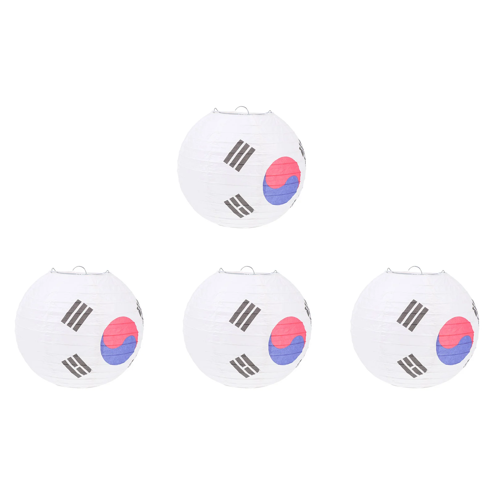 

Lanterns Paper Lantern Japanese Hanging Decorative Foldable Chinese Party Vintage Korean Sushi Wedding Round Floating Colornew