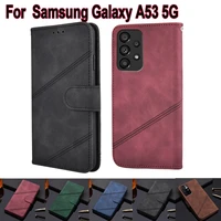 book case capa for samsung galaxy a53 5g luxury phone wallet cover for galaxy a53 vintage stand leather book bags etui hoesje