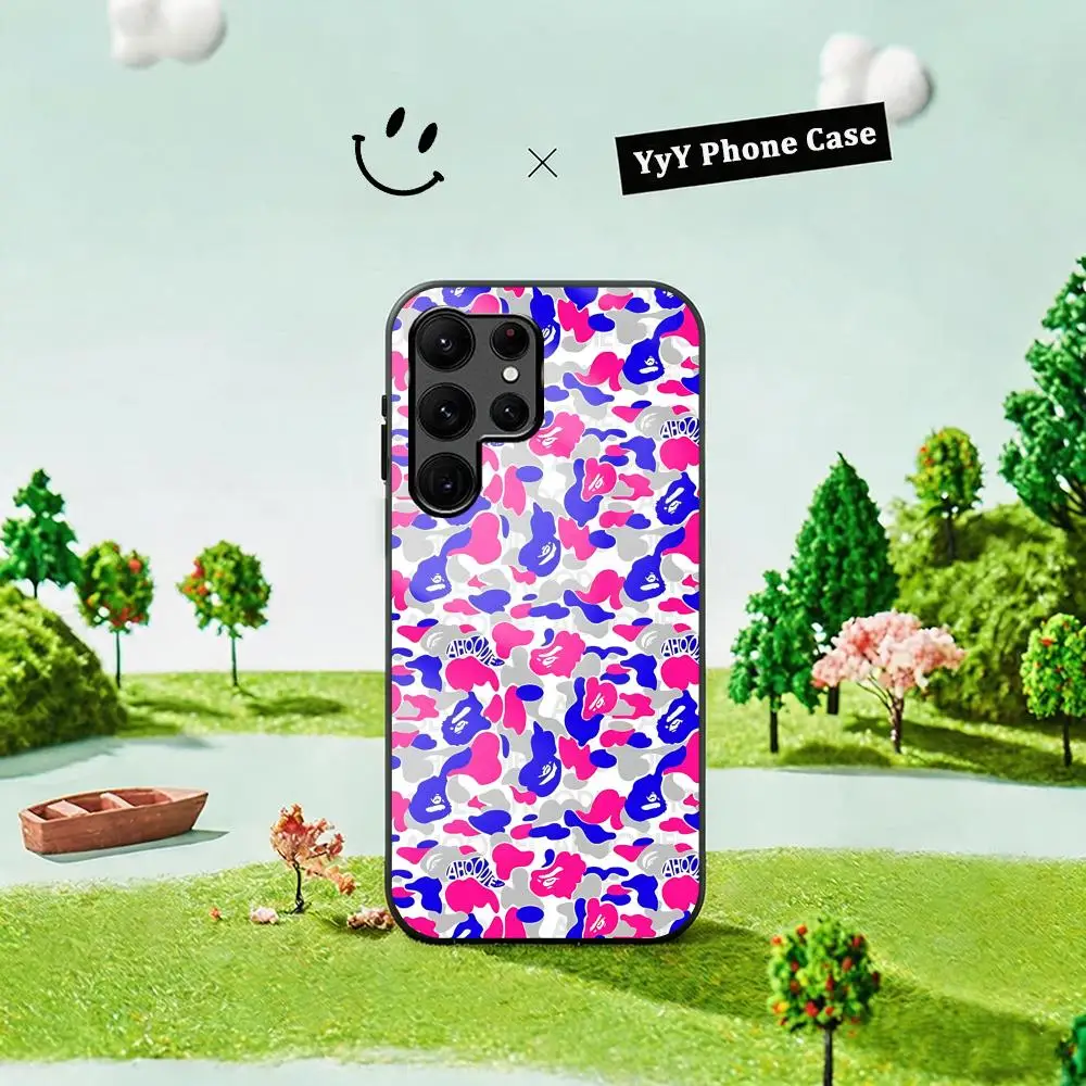 Фото Модный высококачественный чехол B-BAPEES cooL для Samsung S26 S25 S24 S23 S22 S21 S20 Plus Ultra Note20, стеклянный магнитный чехол. №1