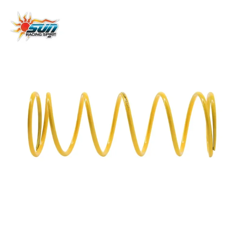 Фото Новая Желтая Центральная Пружина SUN Racing для Скутера CLICK125, 1200 об/мин, Прочная, Плавная Работа, Производство Тайвань, для Модернизации/Обновления №4