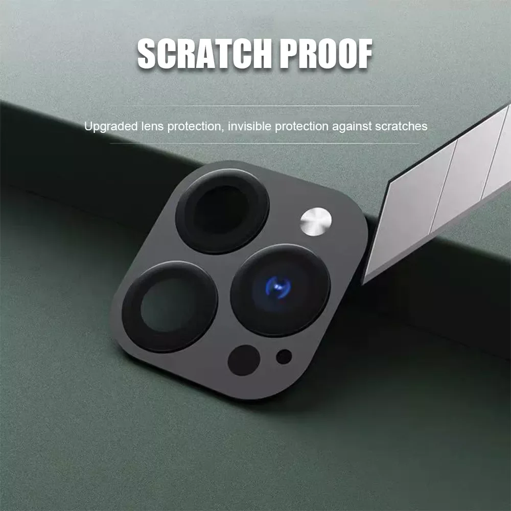 New Camera Lens Seconds Change Back Film For iPhone 12 to 12 PRO Phone Shot Titanium Alloy Skin Sticker Protector Modified Cover