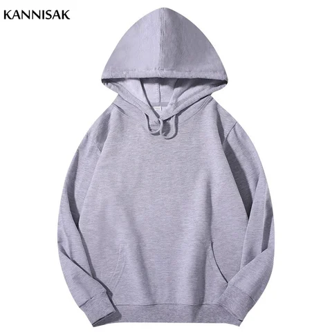 Spring Autumn Women Hoodies Solid Hooded Cotton Quality Hoodie Loose Harajuku Knitwear Multicolor Womens Pullovers Streetwear