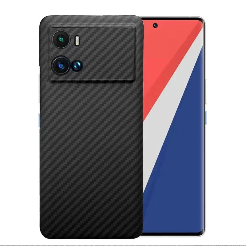 

Carbon Fiber Case for Vivo iqoo 9 Pro Aramid Fiber Case Business Shockproof Cover for Vivo iqoo 9 Pro Cover Phone Accessories