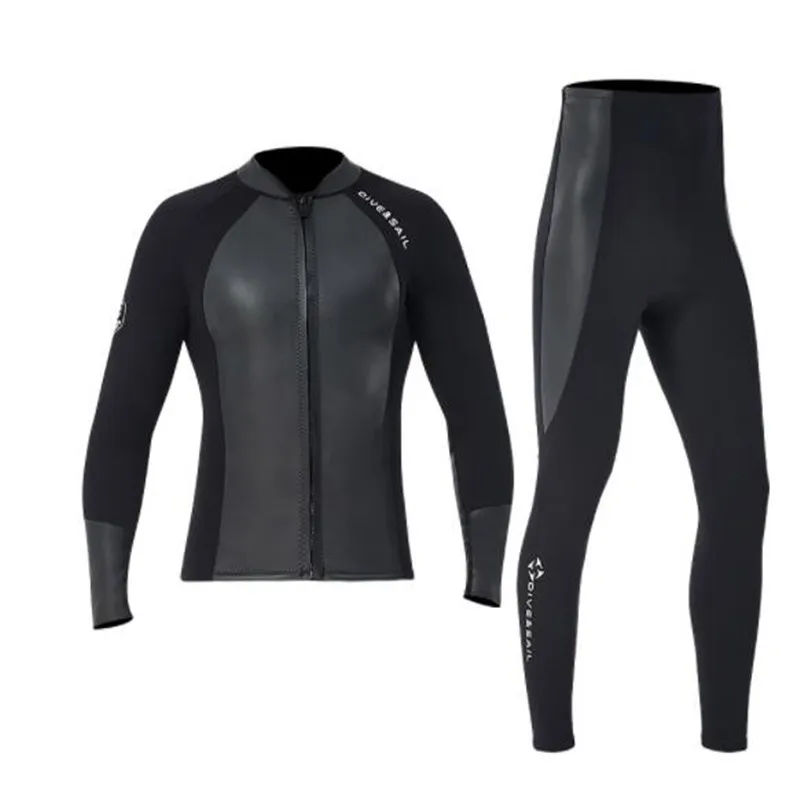 

2MM Men Neoprene Wetsuit Jackets Pants Scuba Diving Suit Surfing Snorkeling Underwater Fishing Spearfishing Kitesurf Equipment