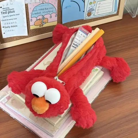 KOQZM Красный плюшевый пенал