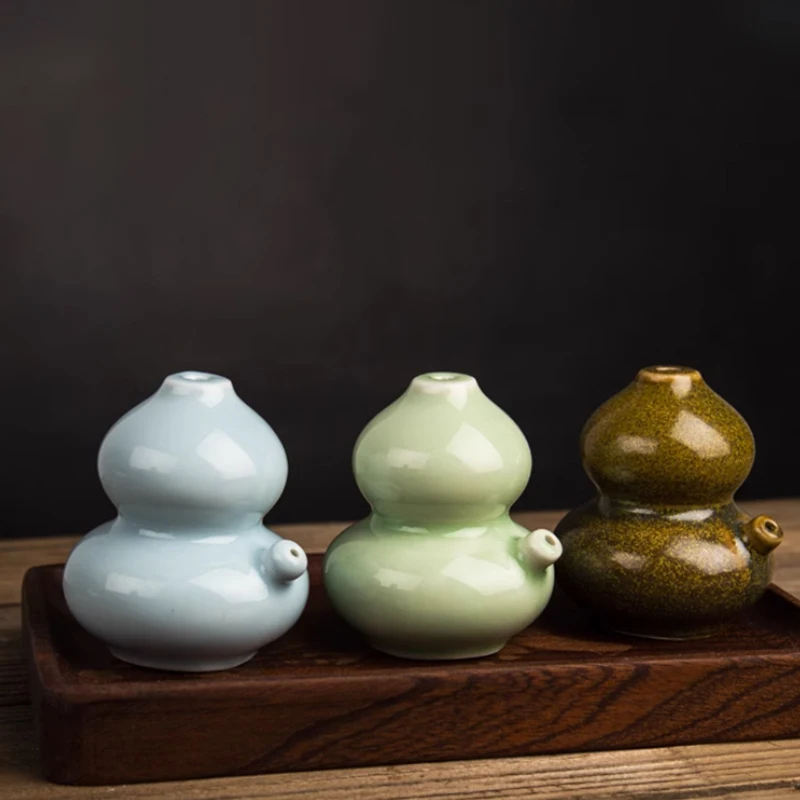 Фарфоровая капельница для воды в форме тыквы блюдо с китайскими чернилами