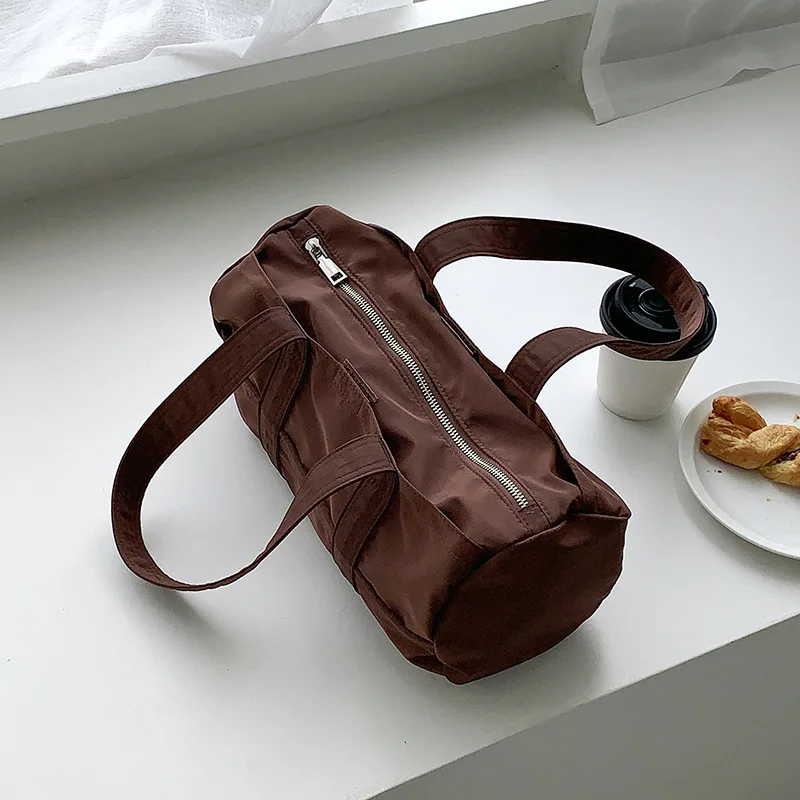 Новинка 22023 женские сумки модная сумка-цилиндр большой емкости для подмышек