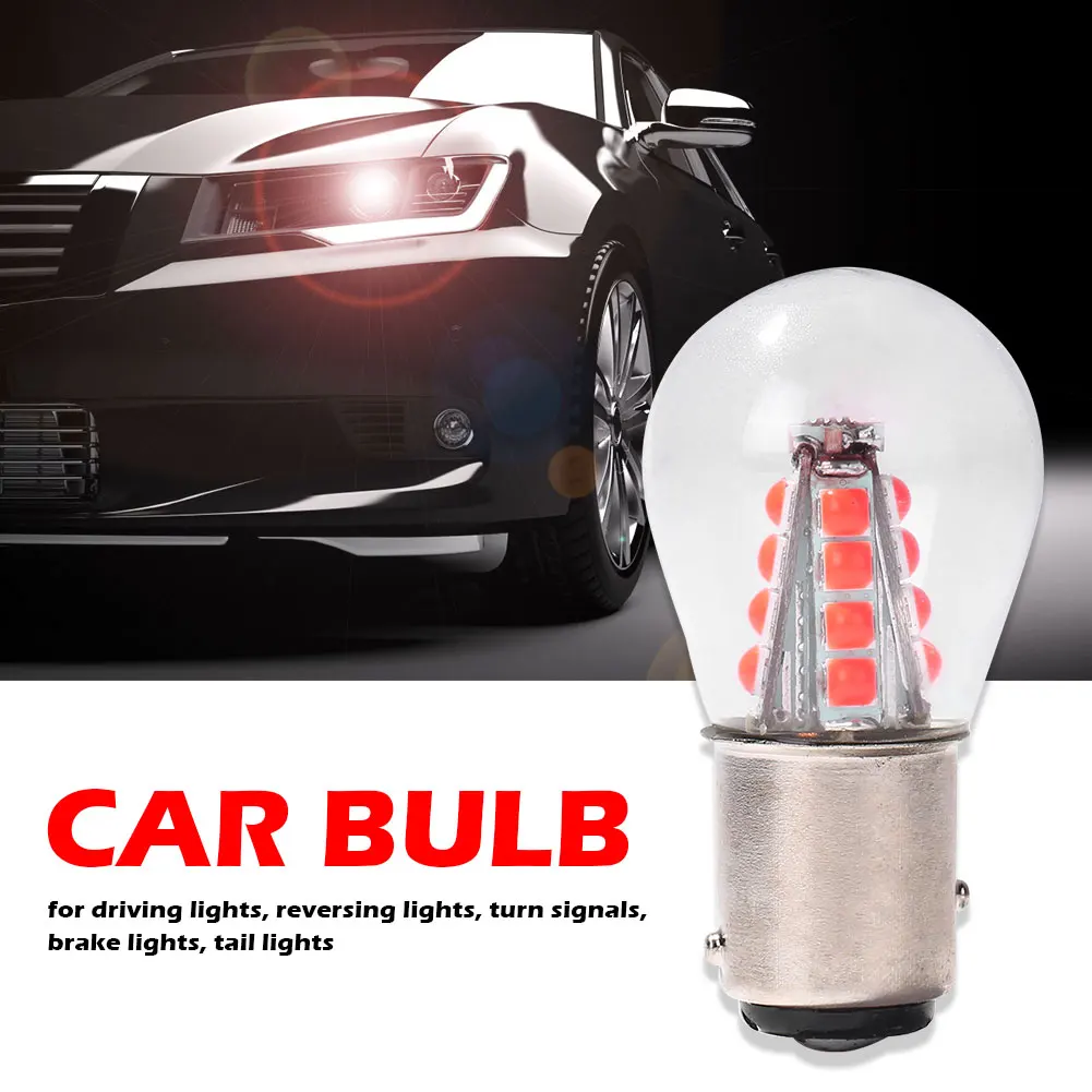 

Светодиодная стеклянная лампа 1157 BAY15D 3030 SMD, автомобильная лампа заднего хода, стоп-сигнал, фонари заднего хода для сигнала поворота, стоп-сиг...