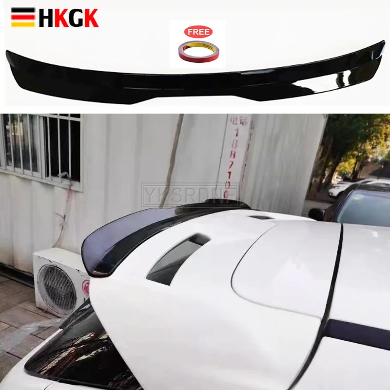 

For Ford Focus 2012-2018 ST MK3 Hatchback Spoiler ABS Plastic Carbon Fiber Color Car Tail Wing Decoration Rear Roof Lip Spoiler