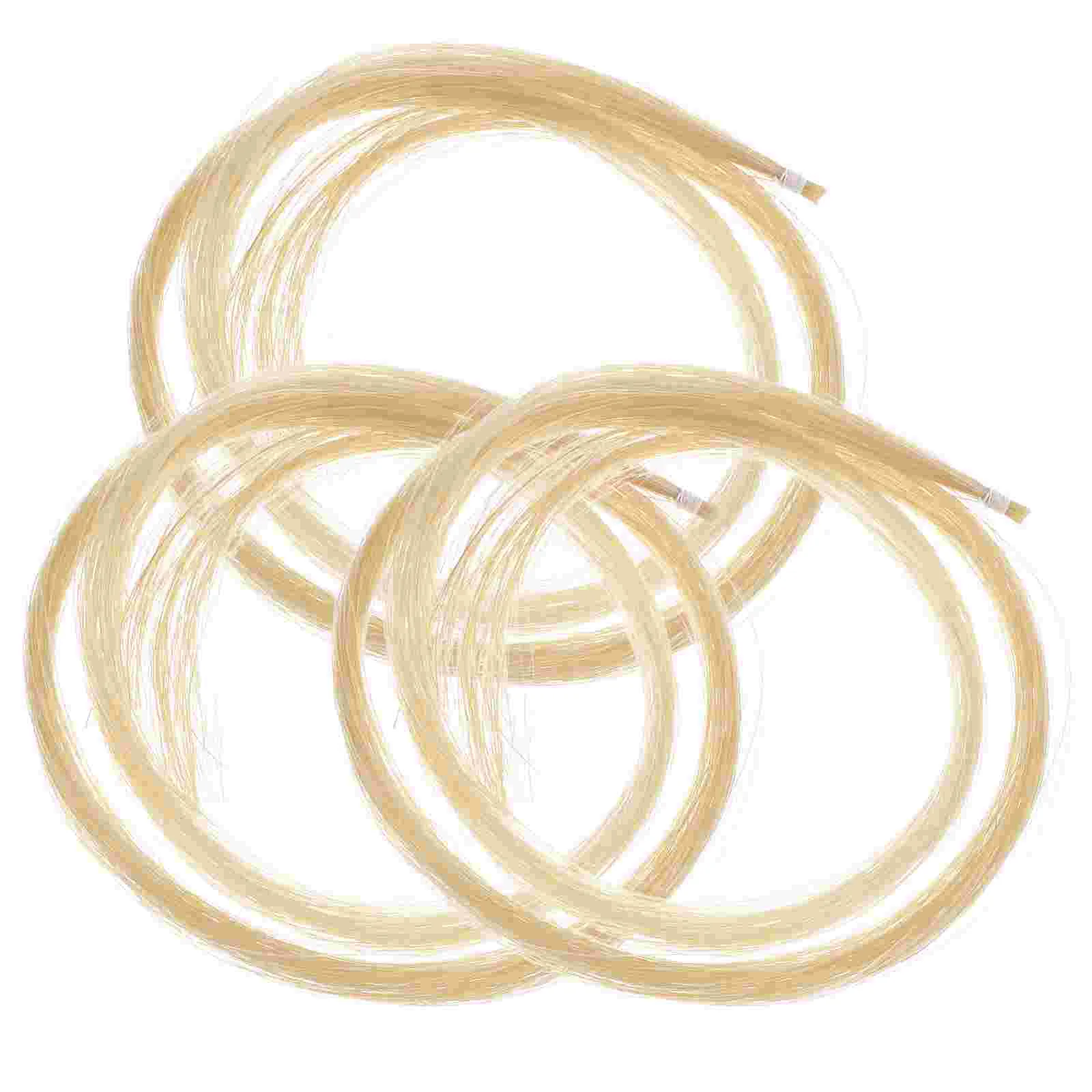 

Bow Horse Tail Hair String Instrument Supplies Mongolian Viola Violin Horsehair
