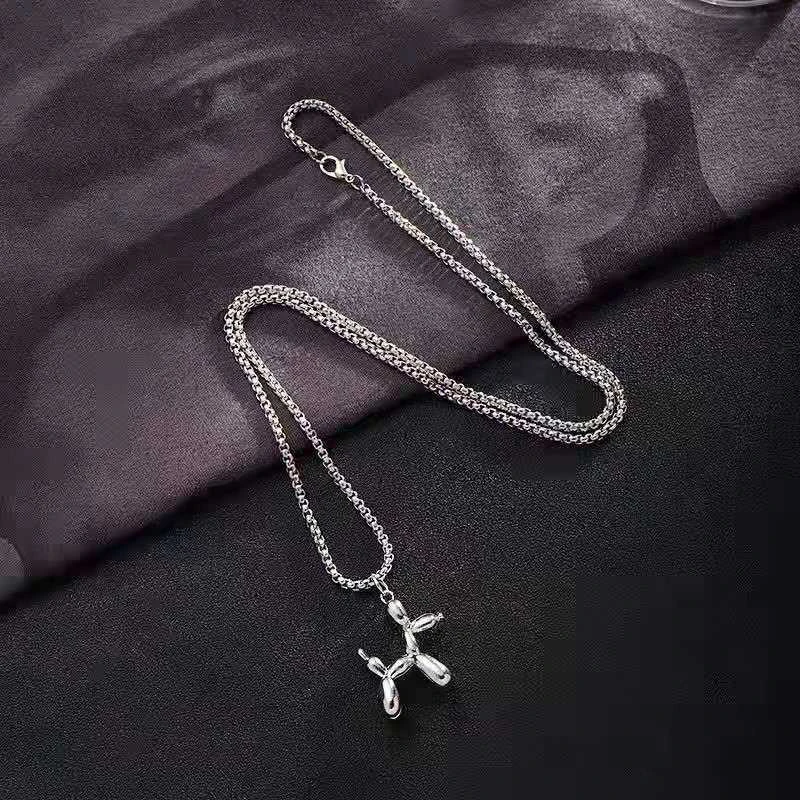 Ожерелье для мужчин и женщин длинная цепочка с подвеской в виде воздушного шара